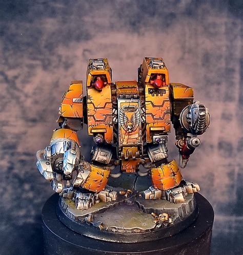 Astartes Dreadnought Imperial Fists Non Metallic Metal Space