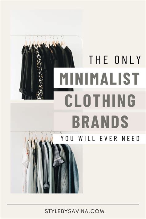 The Best Minimalist Clothing Brands Chic Minimal Style