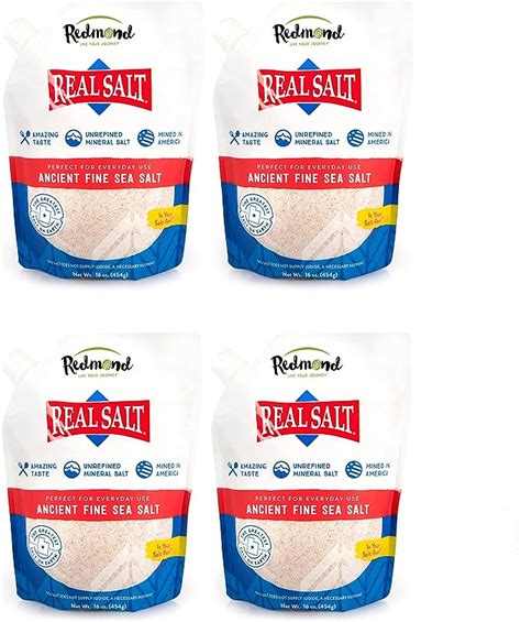 Redmond Real Salt Natures First Sea Salt Fine Salt 26 Ounce Pouch
