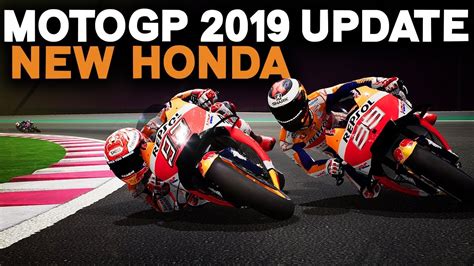 Motogp 2019 Game Mod Gameplay New Honda Livery Marquez Vs Lorenzo