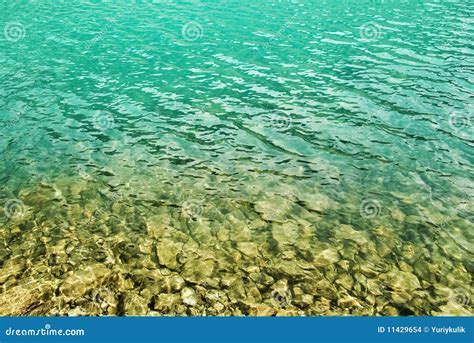 Emerald Water Stock Photo Image Of Texture Bottom Background 11429654