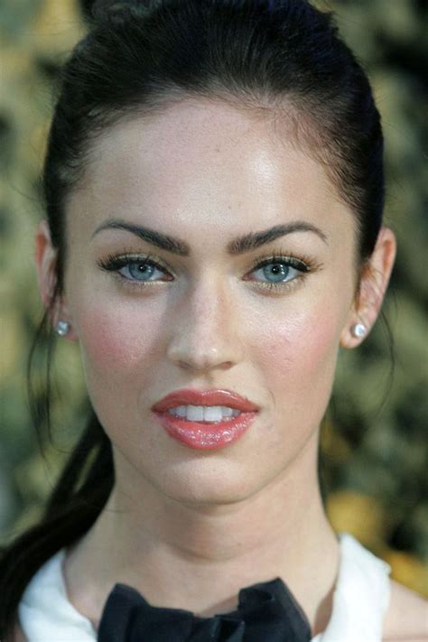 Megan Fox Before And After Megan Fox Makeup Fox Makeup Megan Fox Face