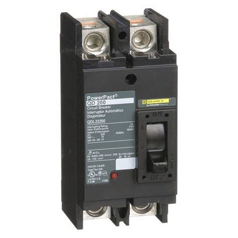 Square D Molded Case Circuit Breaker 200 A 240v Ac 2 Pole Free