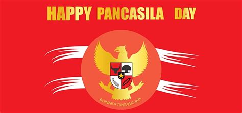 Pancasila Days Vector Hd Png Images Happy Pancasila Day Designe Pancasila Sanctity Day Happy