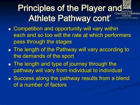 Ppt Stages Of Talent Development In Sport Implications For The