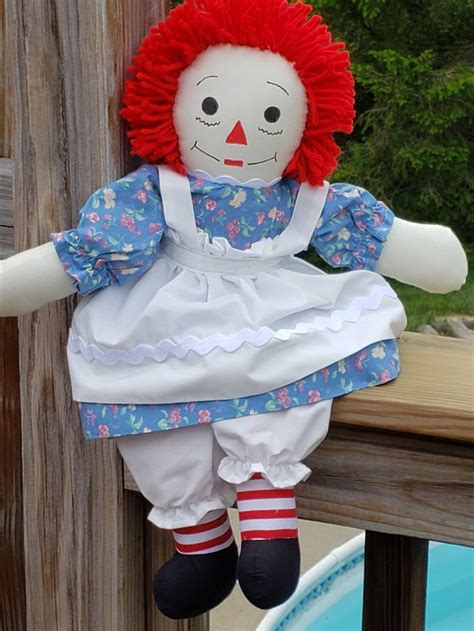 New 20 Inch Classic Raggedy Ann Doll Limited Quantities Etsy