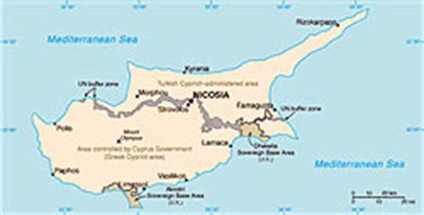 Pozitia geografica si localizarea principalelor orase din cipru. Harta Cipru - Harta Cipru - informatii, harta rutiera ...