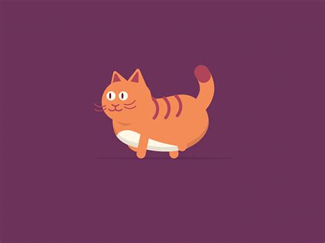 Fat Cat Animated   Cat Fat Animated Giphy S Bodesewasude