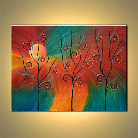 Original Oil Painting Abstract Modern Fine Art Painting Of