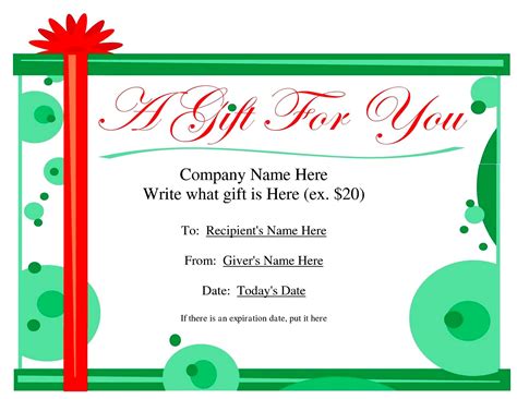 A massage is a nice treat after a long week or a hard workout. Massage Gift Certificate Templates
