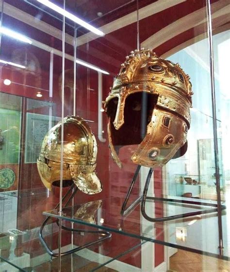 Late Roman Helmets Ca Late 4rh Early 5th Centuries Museum Display