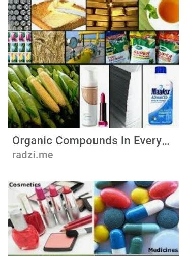 What Are The Organic Compounds We Use In Our Daily Life