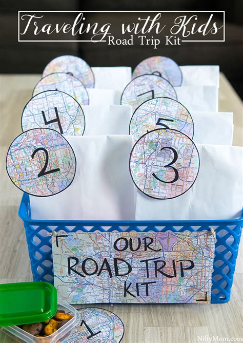 Road Trip Kit For Traveling With Kids Nifty Mom