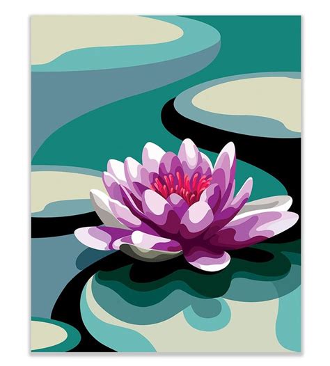 Lily Pad Lily Pads Art Abstract Artwork