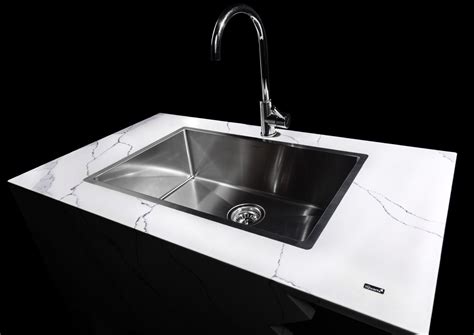 Install the mounting plate or the sink by attaching it to your blocking with lag screws. iQuartz Kitchen Top Reviews, Marble Quartz, Hachi Flush ...