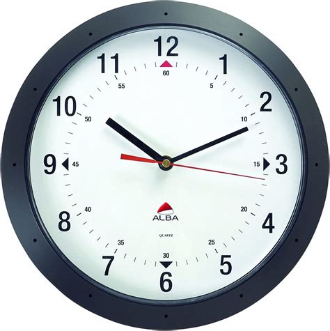 Alba Easy Time Reloj De Pared Redondo Diámetro De 30 Cm Color