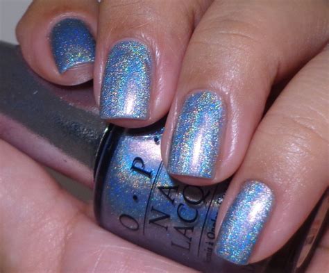 Opi Ds Sapphire Cute Acrylic Nails Holographic Nail Polish Nail Polish