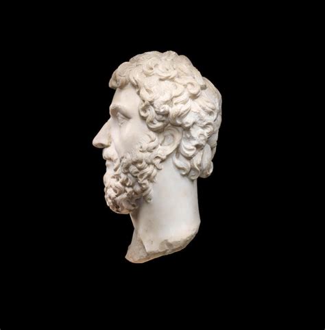 A Roman Marble Portrait Head Of The Emperor Septimius Severus African