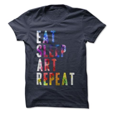 Eat Sleep Art Repeat Artist Drawing Table Gnarly Tees Caricature