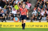 Hollie Davidson leads historic all-female European refereeing team
