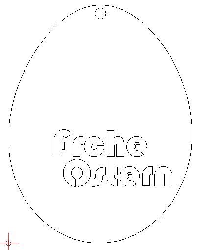Vorlage mit sketchup make erstellen(bild 1 von 6). frohe ostern1403 | Papiertechnik, Dxf vorlagen, Ostern
