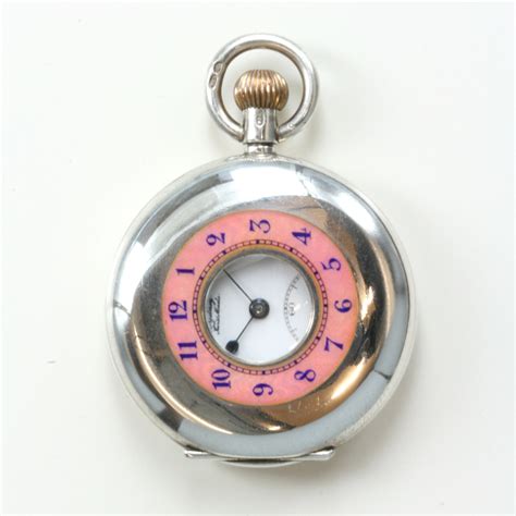 Buy Silver Demi Hunter Pocket Watch Kalmar Antiques