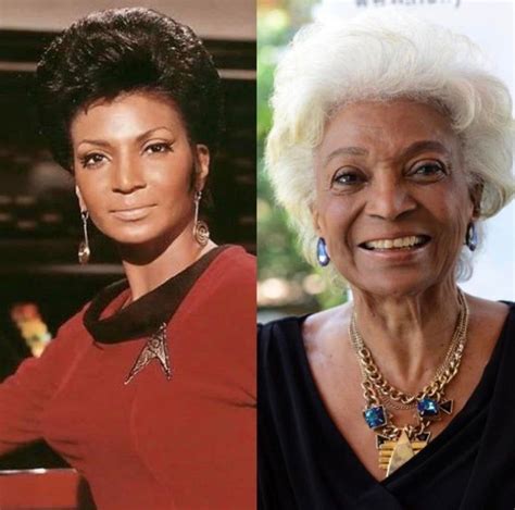 Nichelle Nichols In The 1960s And Today On Her 88th Birthday