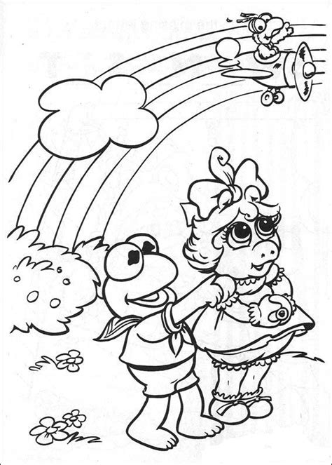 Muppet babies coloring pages to color, print and download for free along with bunch of favorite muppet babies coloring page for kids. Kids-n-fun.com | 57 coloring pages of Muppet babies