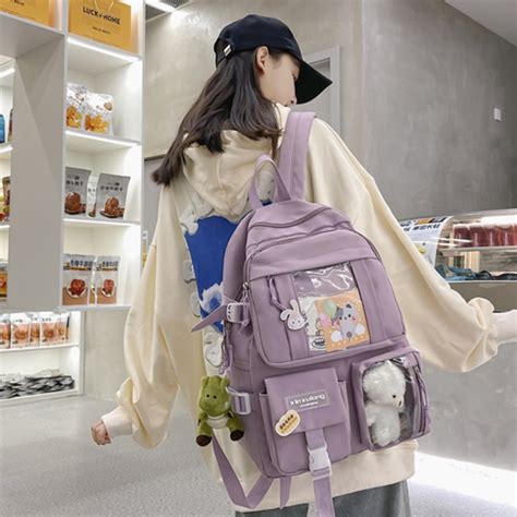 Large Capacity High School Student Backpack Ins Japanese Schoolbag