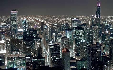 Chicago City Night Wallpapers Top Free Chicago City Night Backgrounds