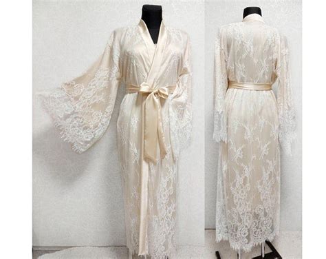 Silk Robe Silk Kimono Robe Bridal Robe Long Silk Robe Plus Etsy