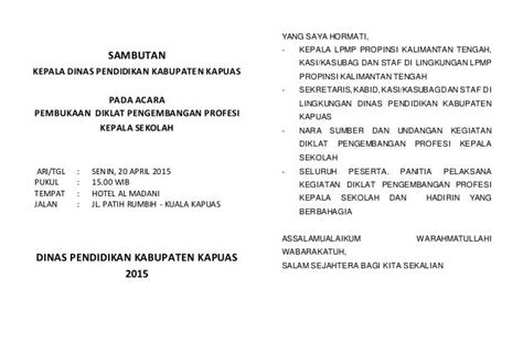 Contoh Kata Sambutan Pembukaan Acara Pelatihan – Berbagai Contoh