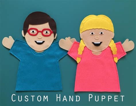 Custom Hand Puppet Made To Order Ready Made Felt Puppet Etsy