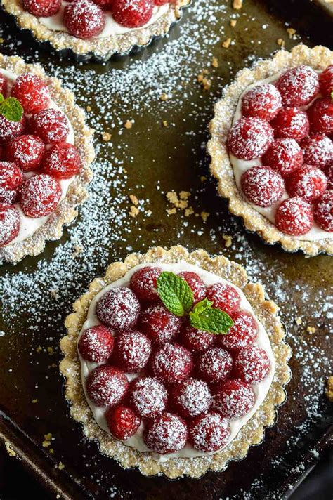 The best gluten and dairy free desserts around! Gluten Free Raspberry Tart Recipe - WonkyWonderful