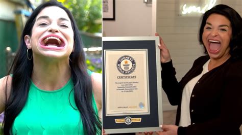 Viral News Samantha Ramsdell Wins Guinness World Record For The Largest Mouth Gape By Any