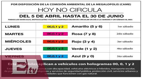 No Circula Ciudadde Mexico Calendario Calendario Del Hoy No Circula