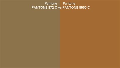 Pantone 872 C Vs Pantone 8965 C Side By Side Comparison