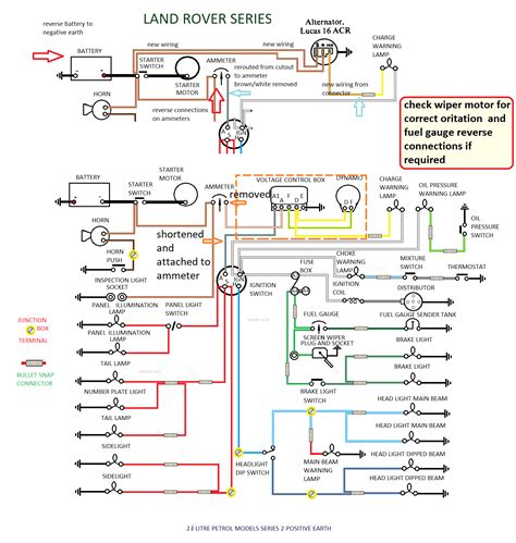 2001 land rover wiring diagram wiring diagram for you fx wiring diagram tach wiring diagram datasource. Series 2 - 1970, Series IIA 88, Charging Mystery | Page 3 | LandyZone - Land Rover Forum
