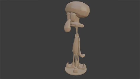 Squidward Tentacles 3d Print Model By Moogar