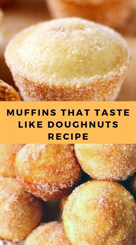 While muffins are baking, melt butter and pour remaining sugar into a small bowl. MUFFINS THAT TASTE LIKE DOUGHNUTS RECIPE | Doughnut recipe ...