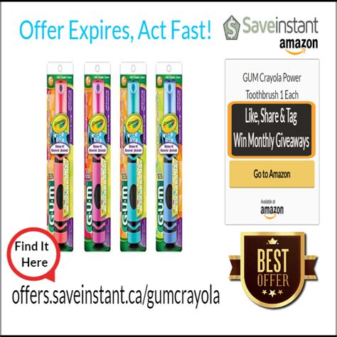 Check spelling or type a new query. GUM Crayola Power Toothbrush 1 Each | Power toothbrush ...
