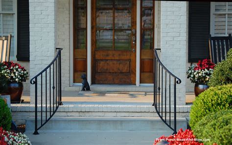 Wrought iron railings have been used for centuries as fences that have aesthetic purposes as well. Stair Hand Rails for Porches and Decks