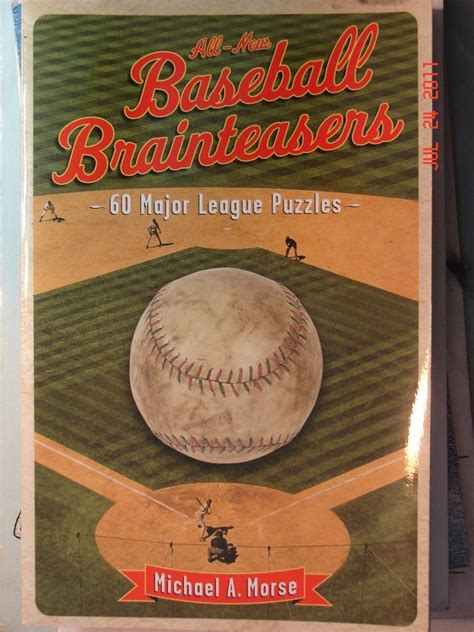 All New Baseball Brainteasers Brain Teasers Used Books League