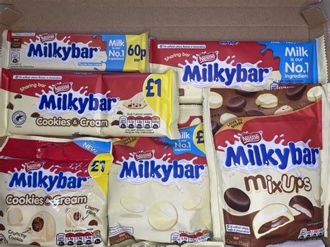Large Milky Bar White Chocolate T Box Thank You Birthday Etsy