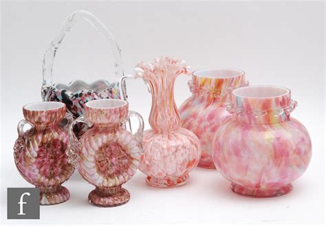 A Collection Of Late 19th Century Cottage Or End Of Day Glass To