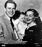From left: Edmond O'Brien with three-month-old daughter, Maria O'Brien ...