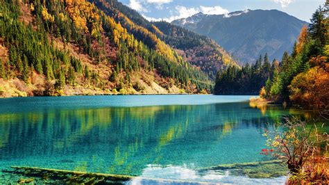 Jiuzhaigou Parks 2017 Autumn Lake Mountains Preview