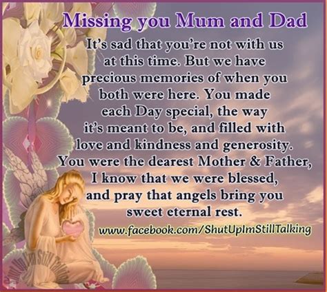 Missing You Mum And Dad