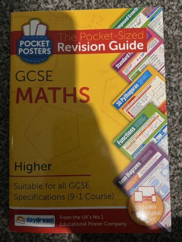 The Pocket Sized Revision Guide Gcse Maths Higher 9 1 Course Pocket