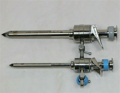 Laparoscopic Trocar With Cannula Multi Function Valve 5mm And 10mm